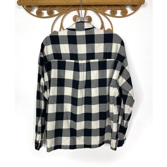Madewell Buffalo Check Shirt-Jacket black white S - Picture 5 of 6